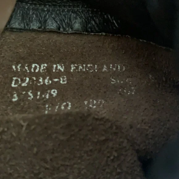 RARE VTG Dr. Martens Made in England 939 Leather Tan Boots Size 10 - Picture 8 of 9